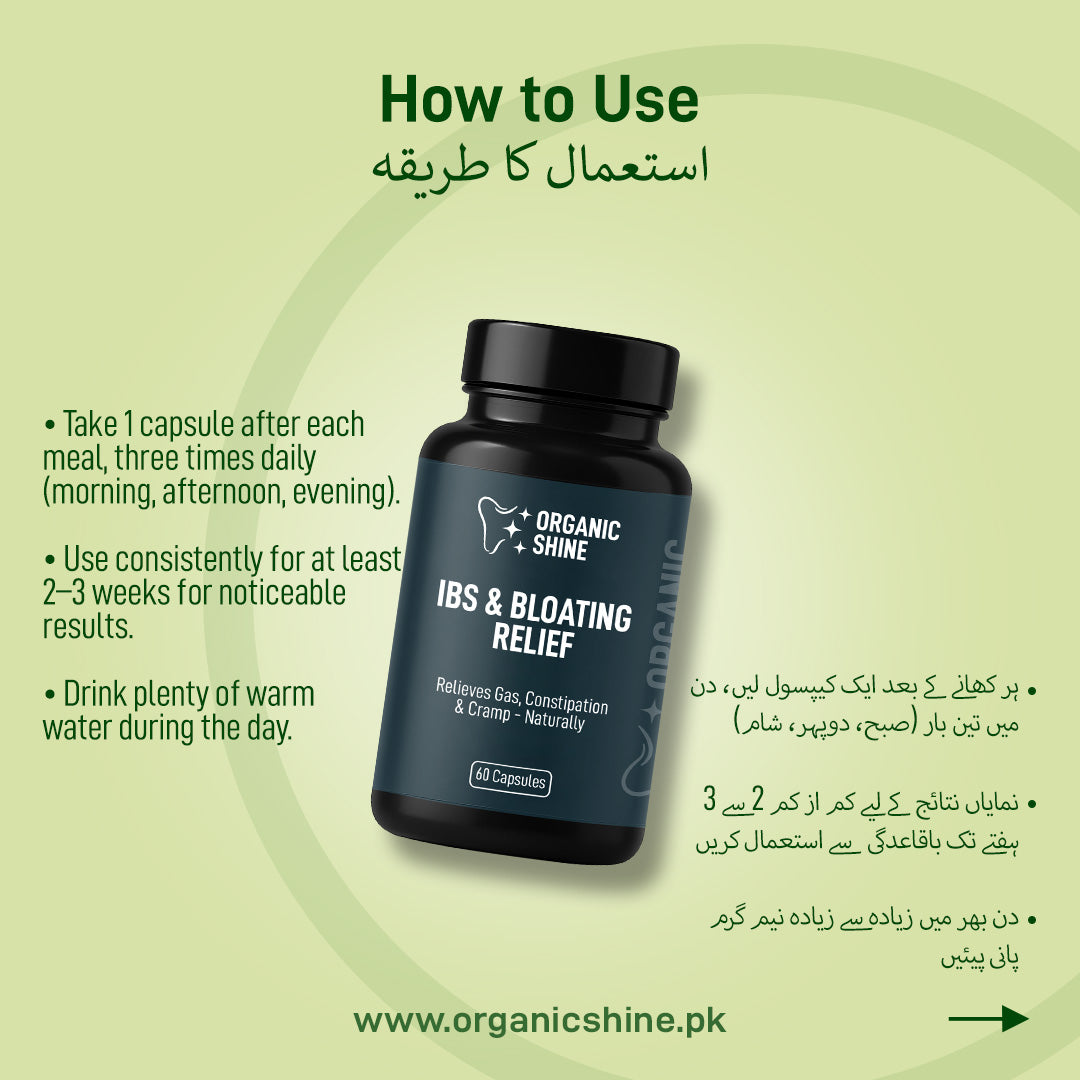 IBS Relief Formula – Herbal Support for Constipation & Cramping