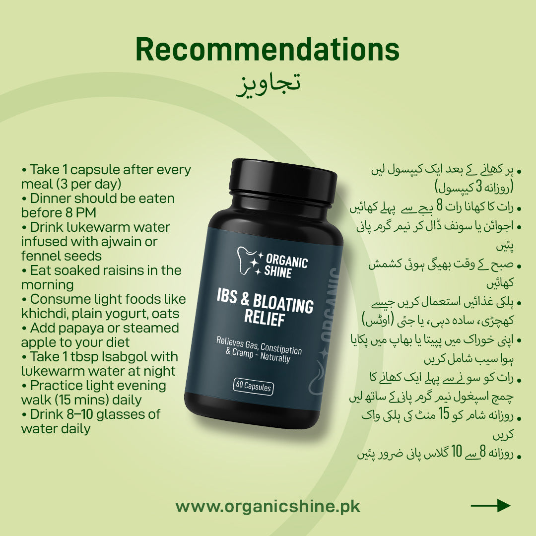 IBS Relief Formula – Herbal Support for Constipation & Cramping