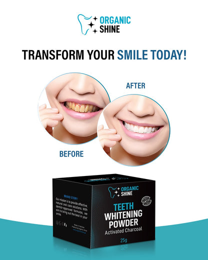 Teeth Whitening Powder for Yellow Teeth – 100% Herbal Solution
