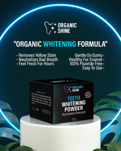 Teeth Whitening Powder for Yellow Teeth – 100% Herbal Solution